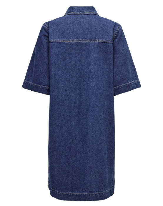 Belle Button Denim Kjole